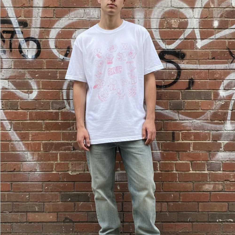 Esnyc Rare Edible Schoolyard Nyc X Flan Labs Collab Graphic T-Shirt